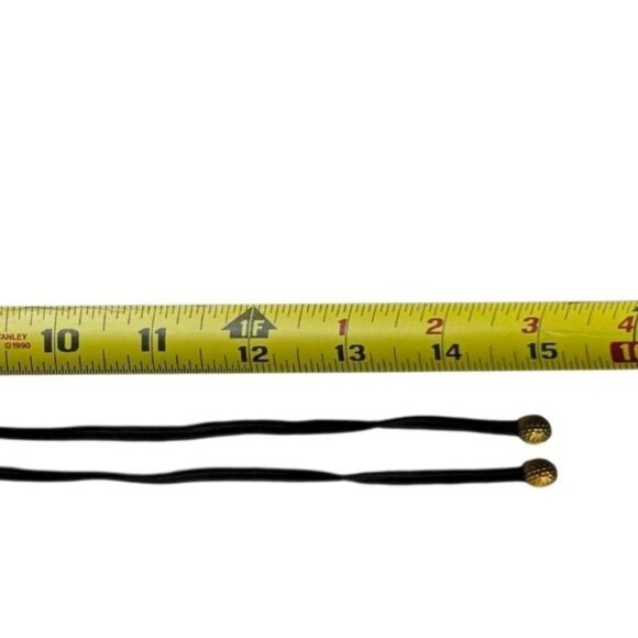 Baccarat Red Crystal Heart Pendant Necklace Black Satin Cord Gold Tone Accents - Picture 4 of 6